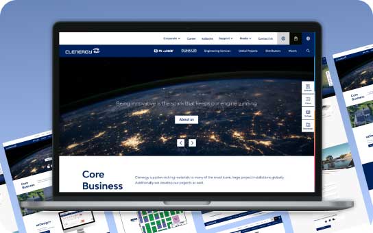 clenergy 网页设计