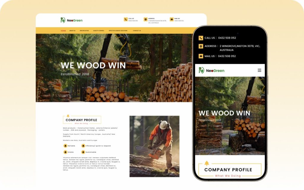 Neogreen 网页设计