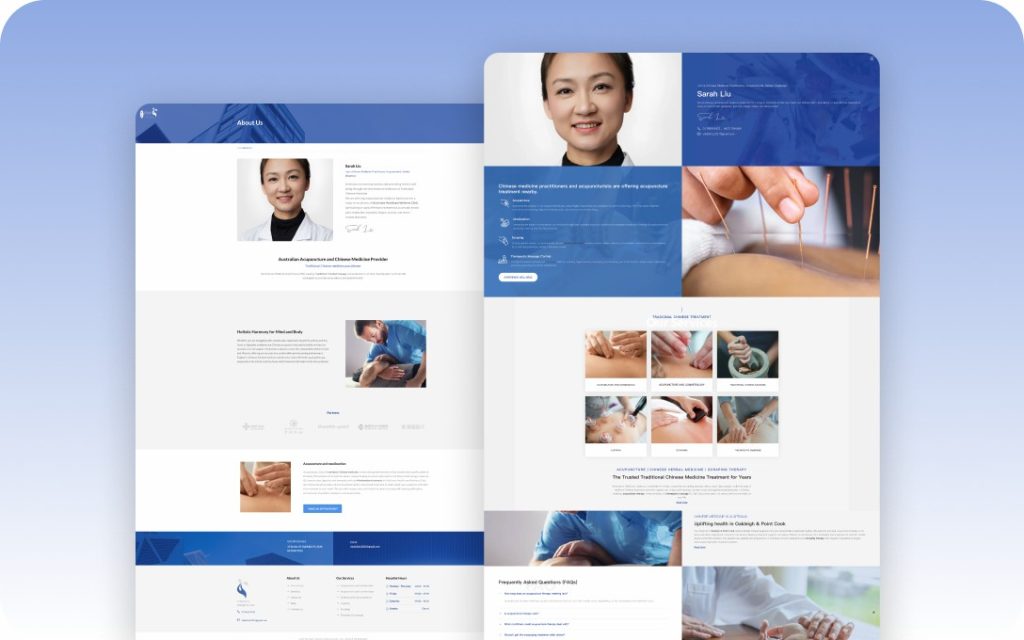 vitalclinic 网页设计