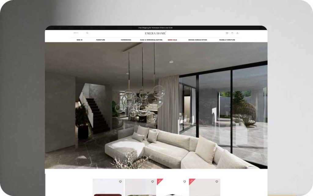 EMERA HOME 网页设计