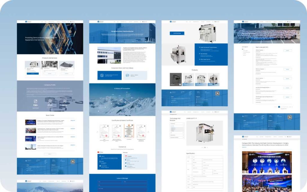 HongHu(Suzhou)Semiconductor 网页设计